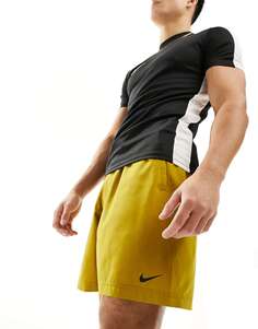 Коричневые шорты Nike Dri-FIT form 7 дюймов
