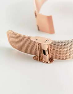 Часы Limit из розового золота с сеткой, размер 38 мм