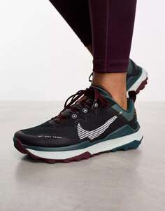 Черно-темно-синие кроссовки Nike React Wildhorse 8