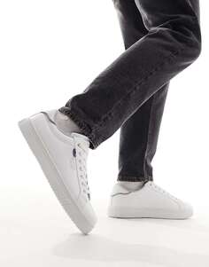 Белые массивные кроссовки на шнуровке Jack &amp; Jones