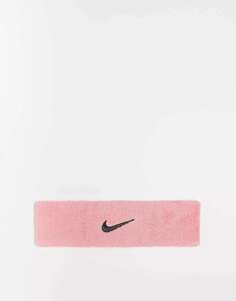 Розовая повязка на голову унисекс Nike Training Swoosh