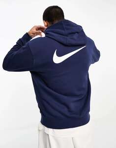 Темно-синяя худи Nike FC Club