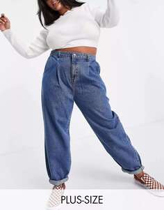 Синие джинсы с воздушными штанинами DTT Plus Grace Don&apos;t Think Twice