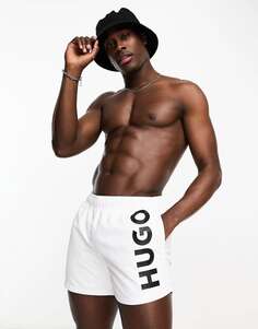 Белые шорты для плавания Hugo abas HUGO Bodywear