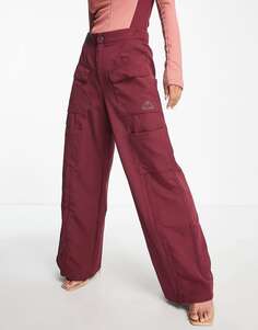 Комплектующие брюки Jordan 23E вишнево-красного цвета