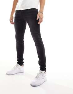 Черные эластичные джинсы-суперскинни DTT Don&apos;t Think Twice