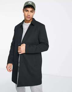 Черное элегантное трикотажное пальто Only &amp; Sons