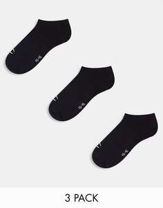 Три пары спортивных носков Champion, черные