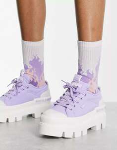 Фиолетовые туфли на шнуровке Buffalo Vegan Raven Lo