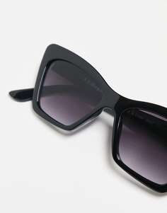 Черные винтажные солнцезащитные очки &quot;кошачий глаз&quot; AJ Morgan
