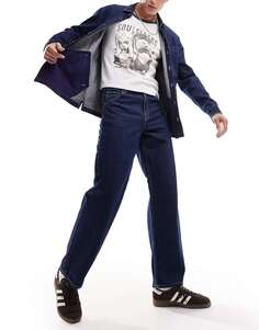 Цвета мешковатых брюк в стиле карго с карманами Dr Denim Colt Worker темно-синего цвета в стиле ретро