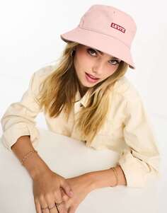 Розовая шляпа-ведро Levi&apos;s с ярлычком Levis