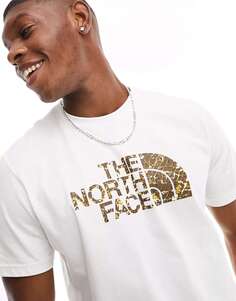 Белая футболка с логотипом на груди The North Face Easy