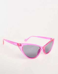 Ярко-розовые солнцезащитные очки «кошачий глаз» AJ Morgan Future