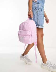 Розовый рюкзак с трилистником adidas Originals