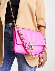 Ярко-розовая сумка через плечо с цепочкой ALDO Zoi