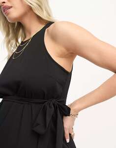 Черное платье-макси для беременных Vero Moda Vero Moda