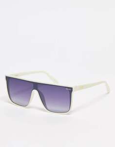 Солнцезащитные очки Quay Nightfall с поляризованными линзами белого цвета Quay Australia