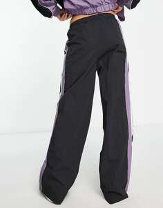 Широкие спортивные брюки фиолетового цвета Daisy Street