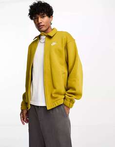 Коричневая куртка Nike Club Harrington