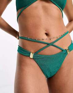 Зеленые бразильские плавки бикини Ann Summers fiji