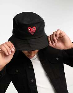 Черная шляпа-ведро Jack &amp; Jones Keith Haring
