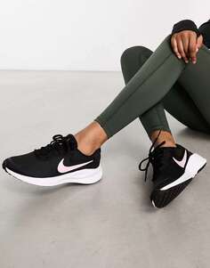 Черно-розовые кроссовки Nike Revolution 7