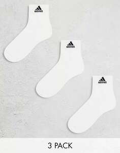 Три пары белых носков adidas Sportswear adidas performance