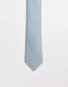 Темно-синий галстук с ромбовидным принтом French Connection