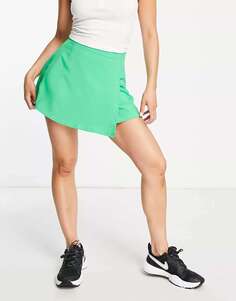 Зеленая теннисная юбка с запахом South Beach