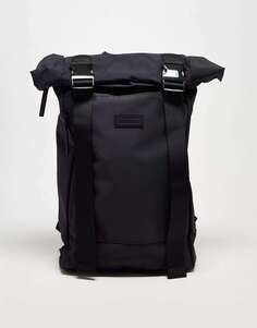 Черный нейлоновый рюкзак с двумя клипсами Consigned
