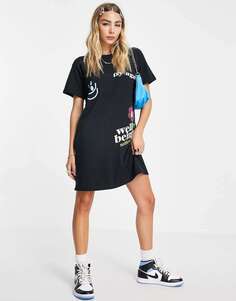 Платье-футболка оверсайз с графическим принтом New Girl Order wellbeing