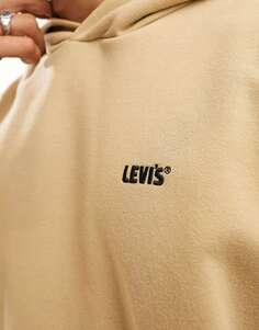 Светло-коричневая худи Levi&apos;s с маленьким логотипом Levis
