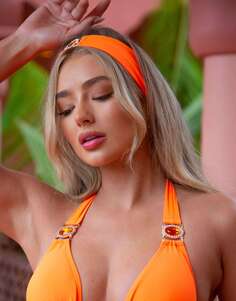 Оранжевая повязка на голову Moda Minx X Amber Jepson Amour