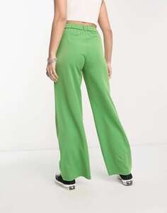 Зеленые широкие брюки Menzy Reclaimed Vintage