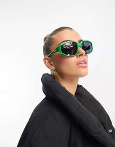Зеленые солнцезащитные очки Le Specs avenger