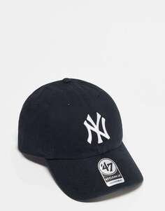 Черная бейсболка 47 Brand MLB NY Yankees