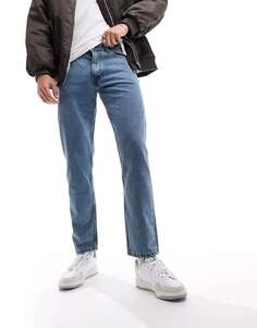 Жесткие джинсы прямого кроя DTT темно-синего цвета Don&apos;t Think Twice