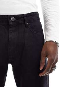 Жесткие зауженные джинсы DTT черного цвета Don&apos;t Think Twice