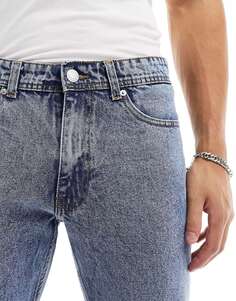 Жесткие джинсы узкого кроя DTT голубого цвета Don&apos;t Think Twice