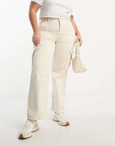 Цветные джинсы карго с завышенной талией и широкими штанинами DTT Plus Molly Don&apos;t Think Twice