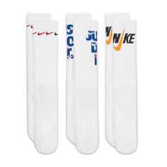 Три пары мягких мягких носков унисекс с логотипом Nike