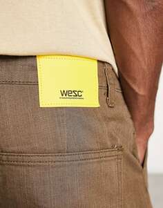 Коричневые короткие джинсы WESC Carpenter