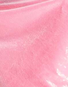 Ярко-розовое платье миди с драпировкой и пайетками Lavish Alice