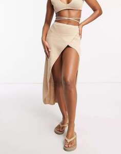 Пляжная юбка Flook премиум-класса песочного цвета