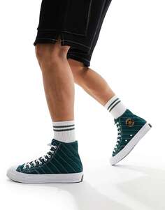 Темно-зеленые стеганые кроссовки Converse Chuck 70 Hi
