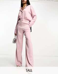 Эксклюзивные атласные брюки 4th &amp; Reckless светло-лилового цвета