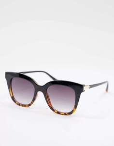 Женские квадратные солнцезащитные очки Jeepers Peepers черного/тортового цвета