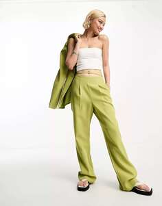 Зеленые брюки 4th &amp; Reckless с ремешком на талии