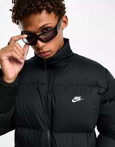 Черная куртка-пуховик Nike Club